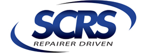 toyota collision repair huntington beach scrs logo