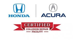 Honda Acura Certified Logo - Cadillac Certified Collision Repair