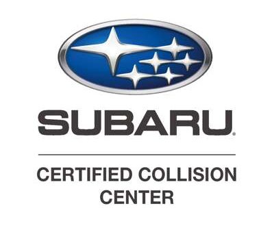 subaru body shop logo